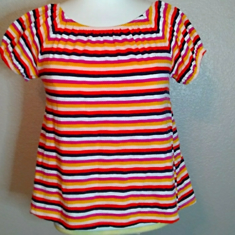 🎃🍂🍁/Old Navy | Girls | Large | Striped Short Sleeve Top